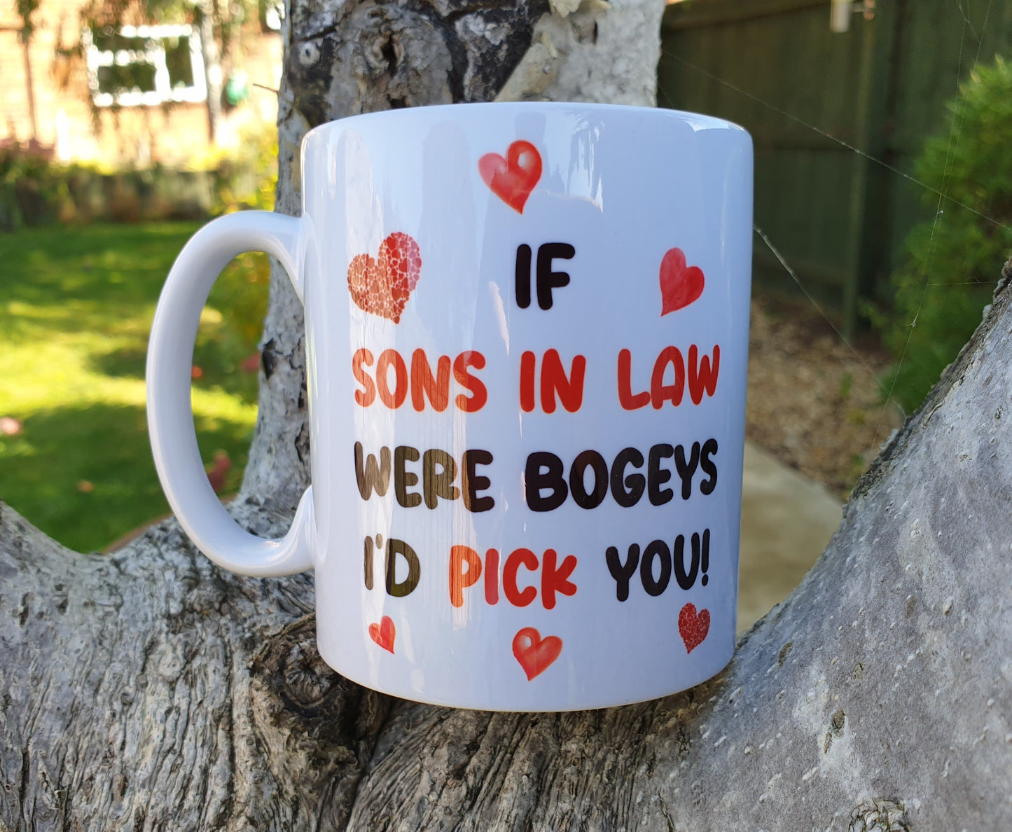 Son In Law Mug Gift - If Sons In Law Were Bogeys I'd We'd Pick You - Nice Cute Funny Cheeky Novelty Cup Present