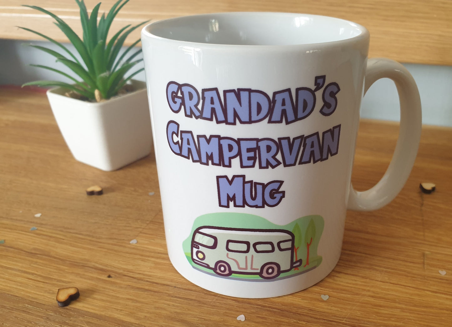 Grandad's Campervan Mug - Novelty Funny Nice Holiday Travel Vacation Cup Present