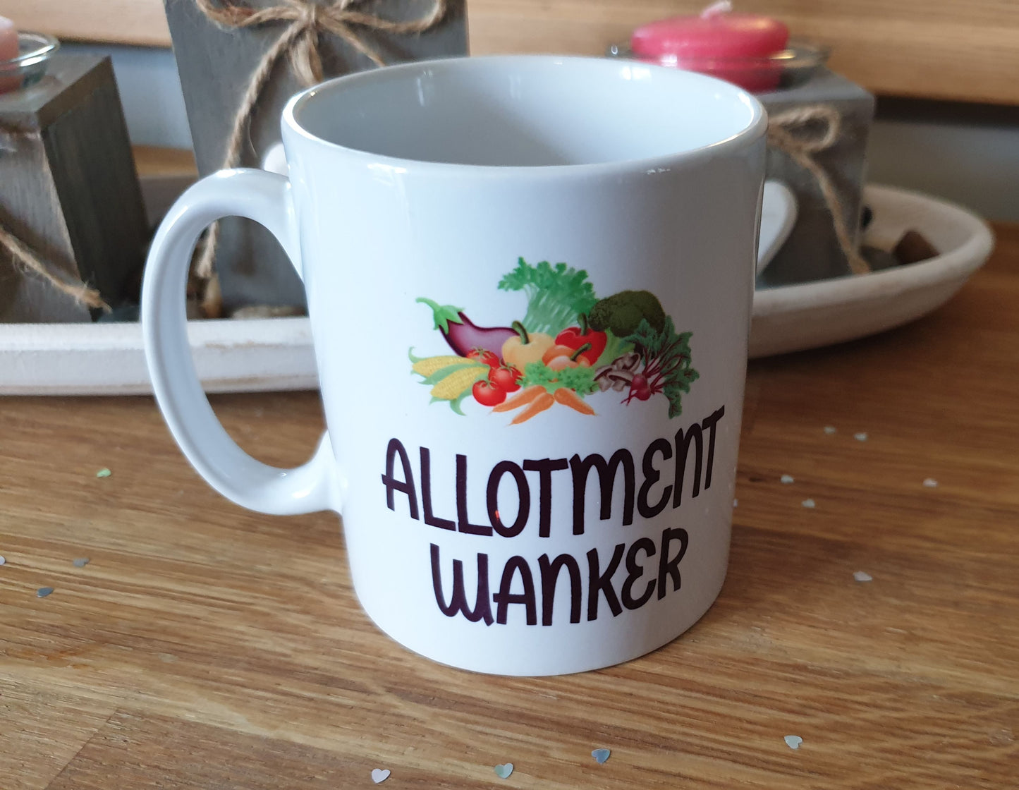 Gardening Mug Gift - Allotment Wanker - Novelty Rude Funny Gardener Green Fingers Cup