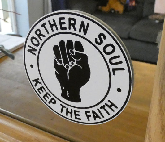 4 x Northern Soul Dance Music Fan Car/Van/Truck/Lorry Printed Stickers Decals 50mm