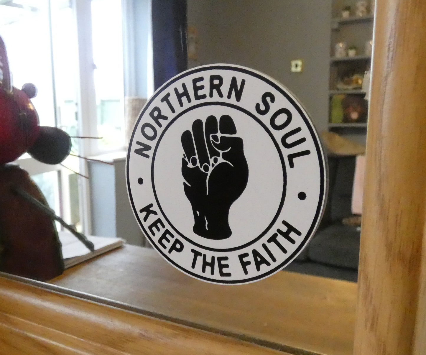 4 x Northern Soul Dance Music Fan Car/Van/Truck/Lorry Printed Stickers Decals 75mm