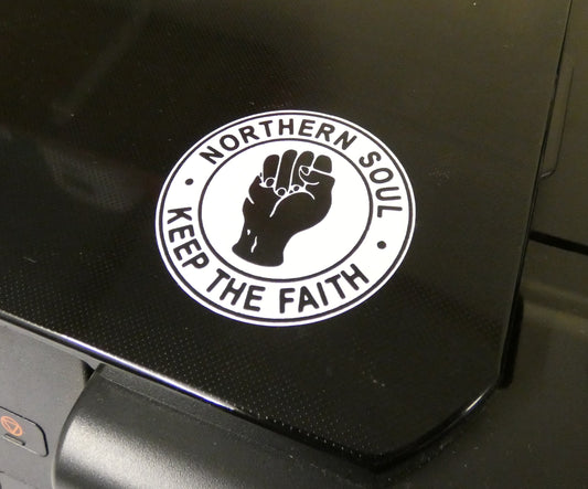 4 x Northern Soul Dance Music Fan Car/Van/Truck/Lorry Printed Stickers Decals 75mm