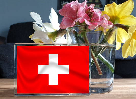 Switzerland Flag Fridge Magnet Gift - Cute Swiss Novelty Birthday Present